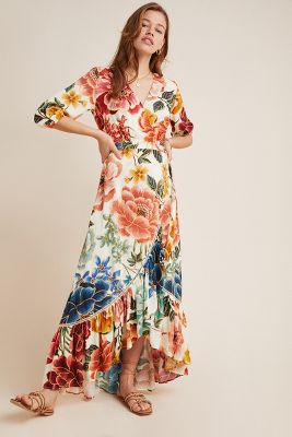 farm rio wrap maxi dress