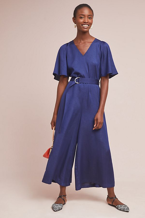 Slide View: 1: Saunders Belted Jumpsuit