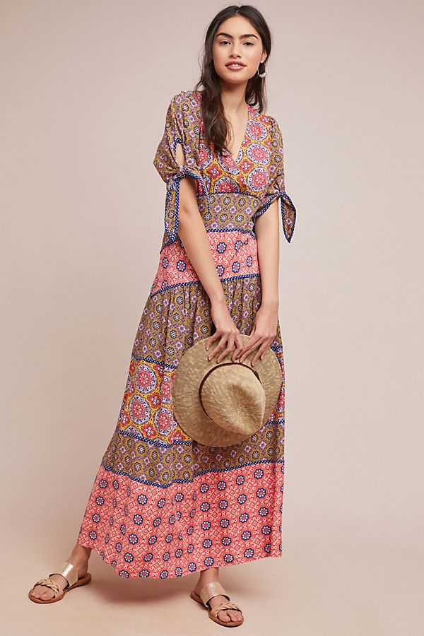 Slide View: 1: Eder Tiered Maxi Dress