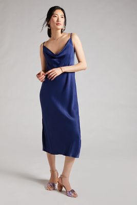 By Anthropologie Elyse Bias Slip Dress