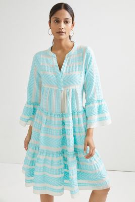 DEVOTION DEVOTION TWINS THE ELLA EMBROIDERED TUNIC DRESS,4130728470001