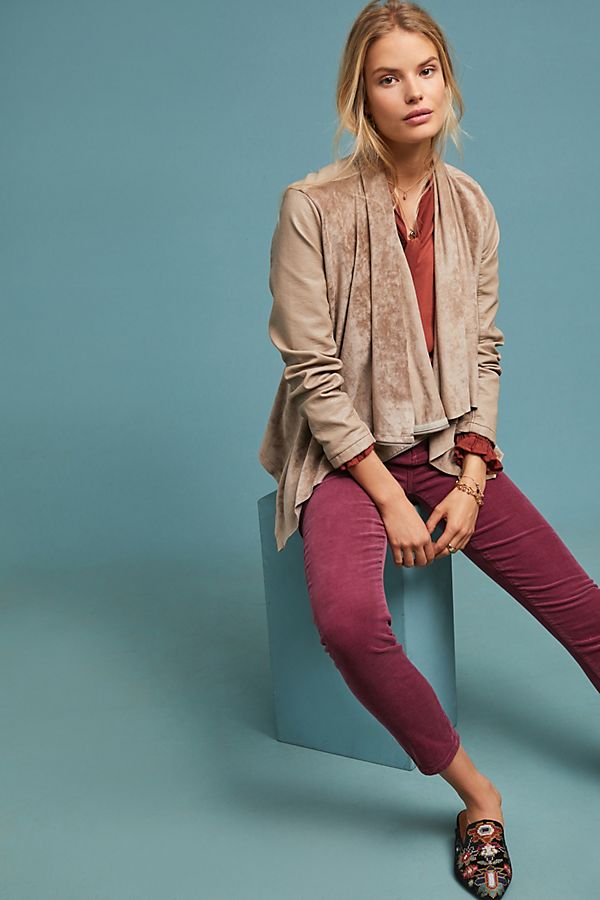 Slide View: 1: Odyssey Draped Coat