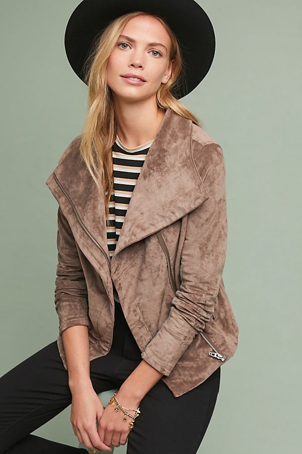 Slide View: 1: Velour Jacket