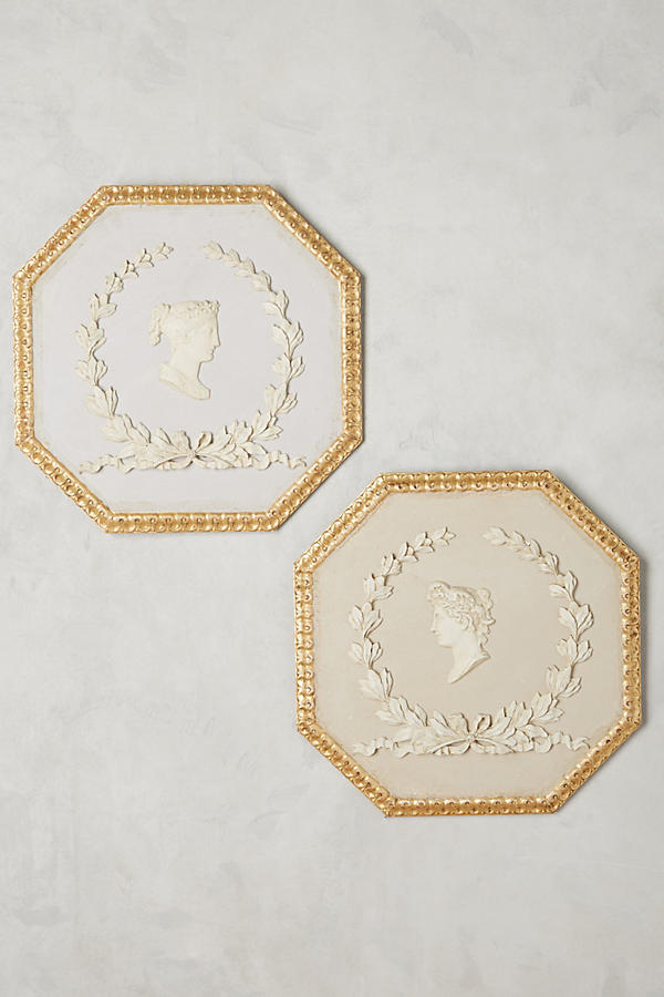 Slide View: 2: Profile Intaglio Wall Art