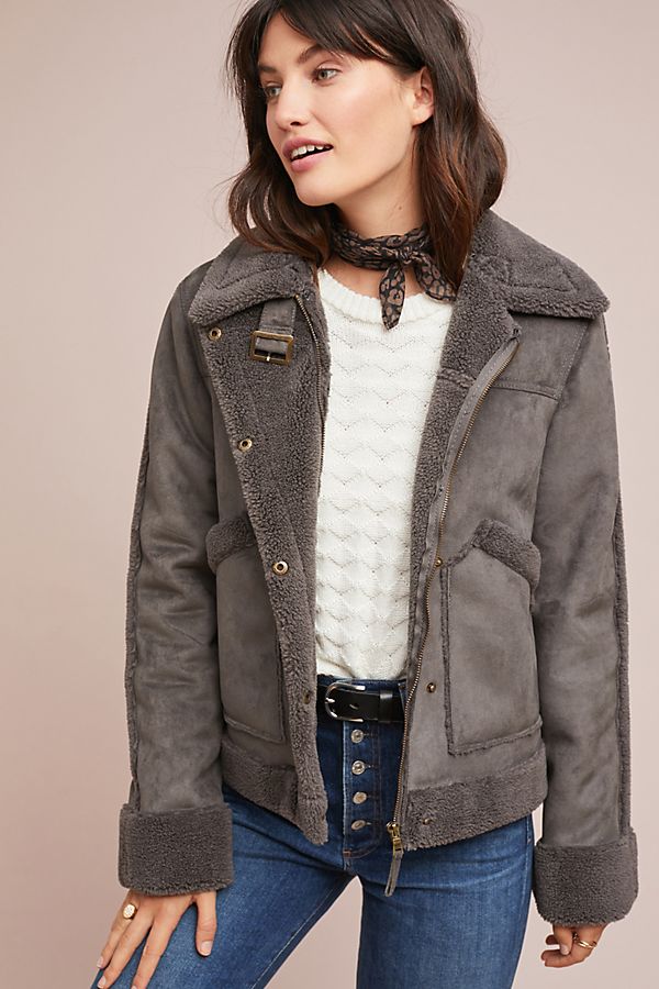 Slide View: 1: Tina Sherpa Jacket