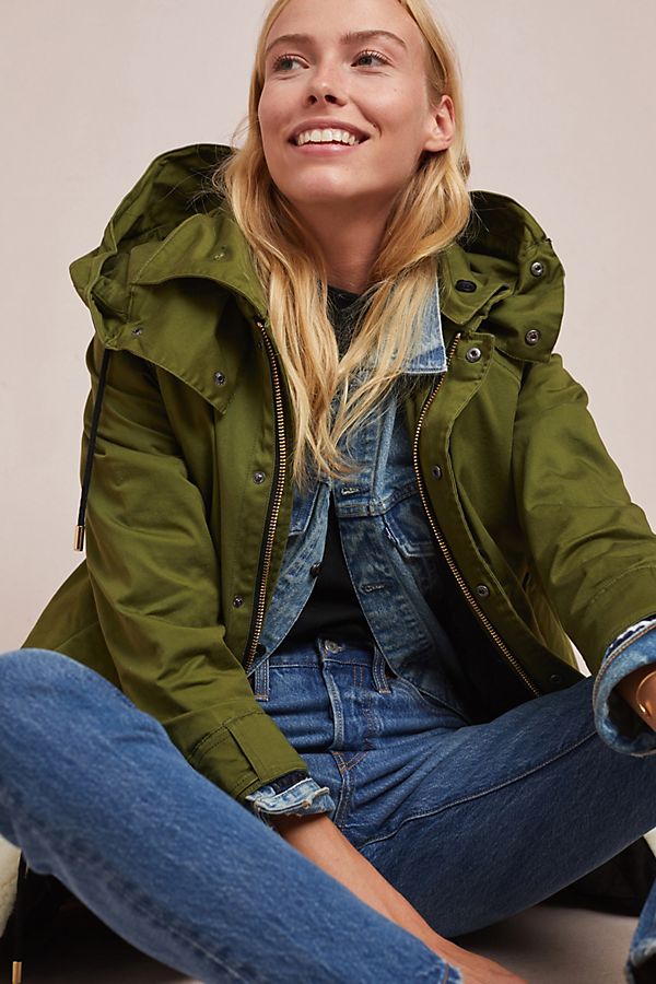 Slide View: 1: Doma Sherpa-Lined Anorak