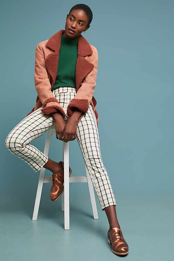 Slide View: 1: Teddy Shearling Jacket