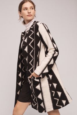 Graphic Deadre Coat | Anthropologie