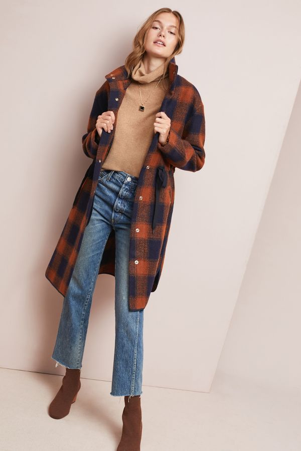 Kerry Plaid Coat | Anthropologie