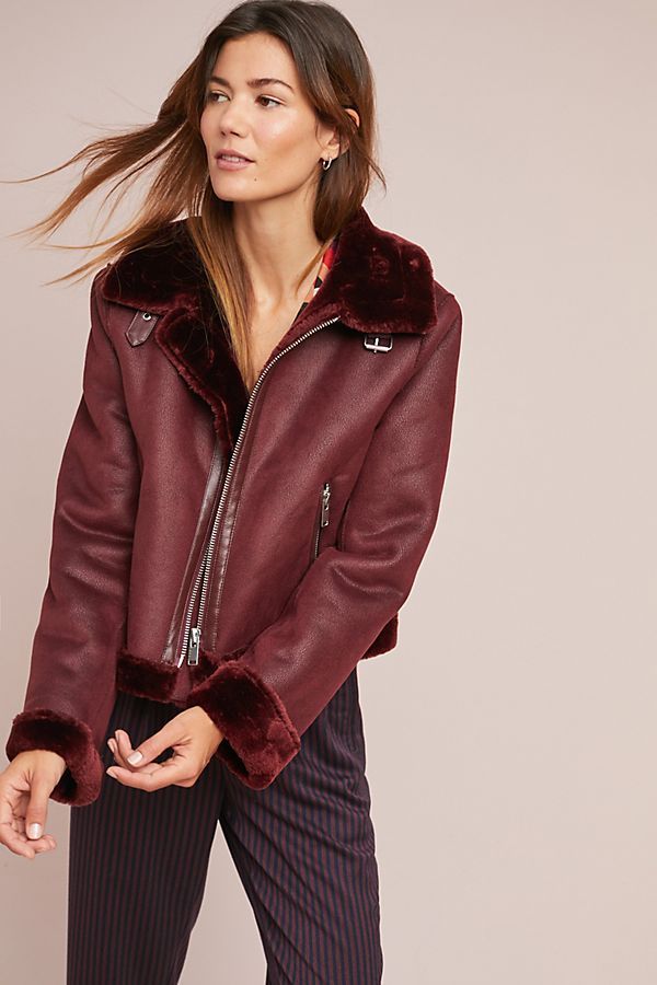 Slide View: 1: Costello Moto Jacket