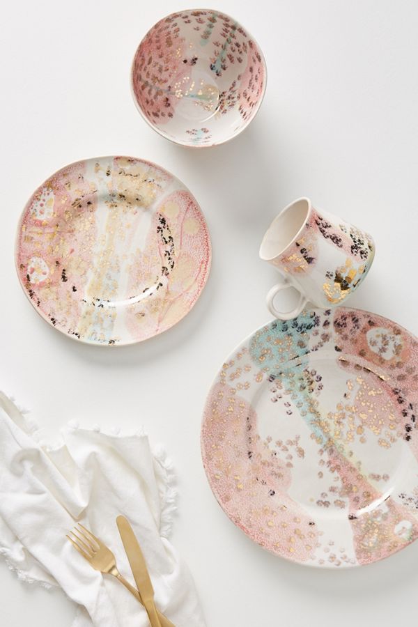 Gold Accent Dinner Plate Anthropologie