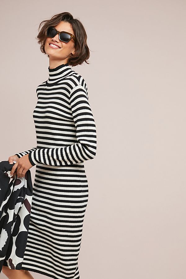 Slide View: 1: Angervo Wool Turtleneck Dress