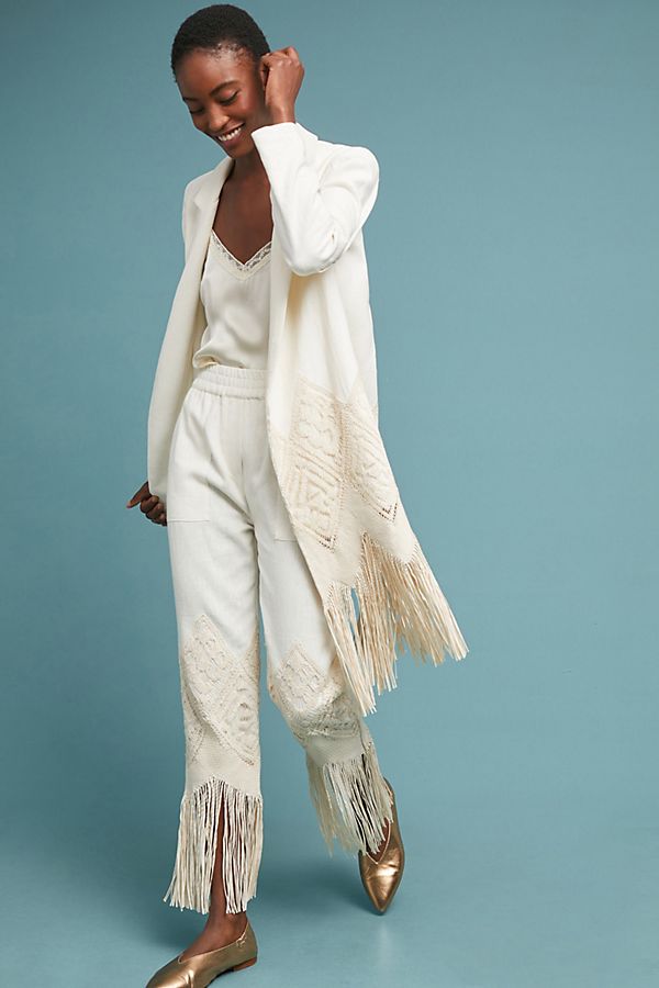 Slide View: 1: Sedona Fringed Pants