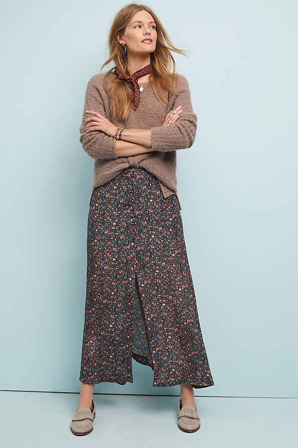 Slide View: 1: Maxine Floral Skirt