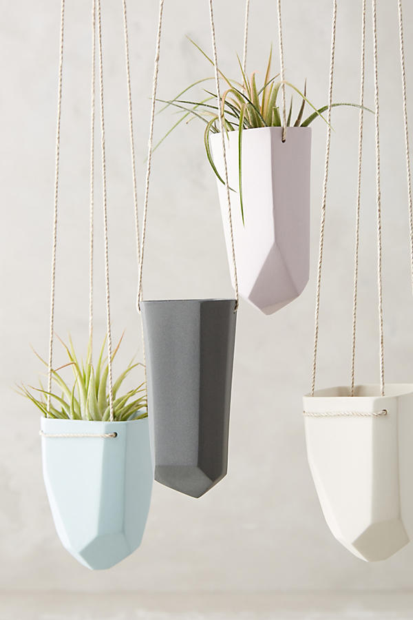 Crystal-Cut Hanging Planter