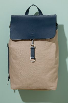 Sandqvist Alva Cotton Canvas & Leather Backpack