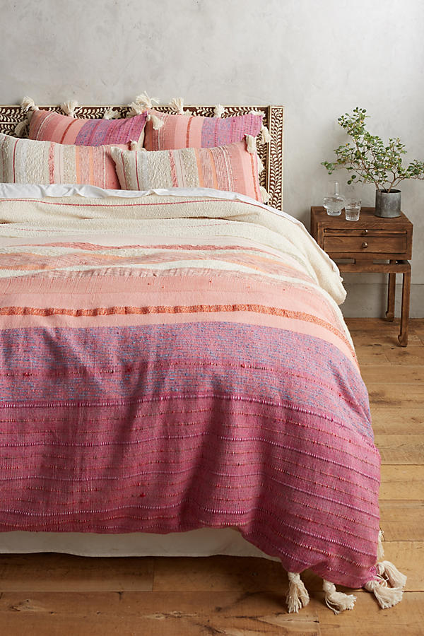 Slide View: 1: Woven Sunset Duvet Cover