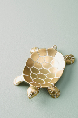 Brass Turtle Trinket Dish
