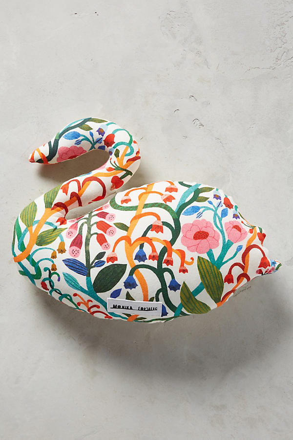 Slide View: 2: Sweet Swan Pillow