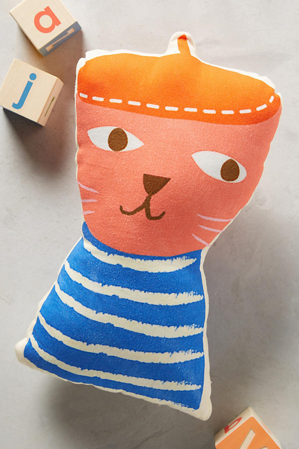 Slide View: 1: Cat Collective Pillow