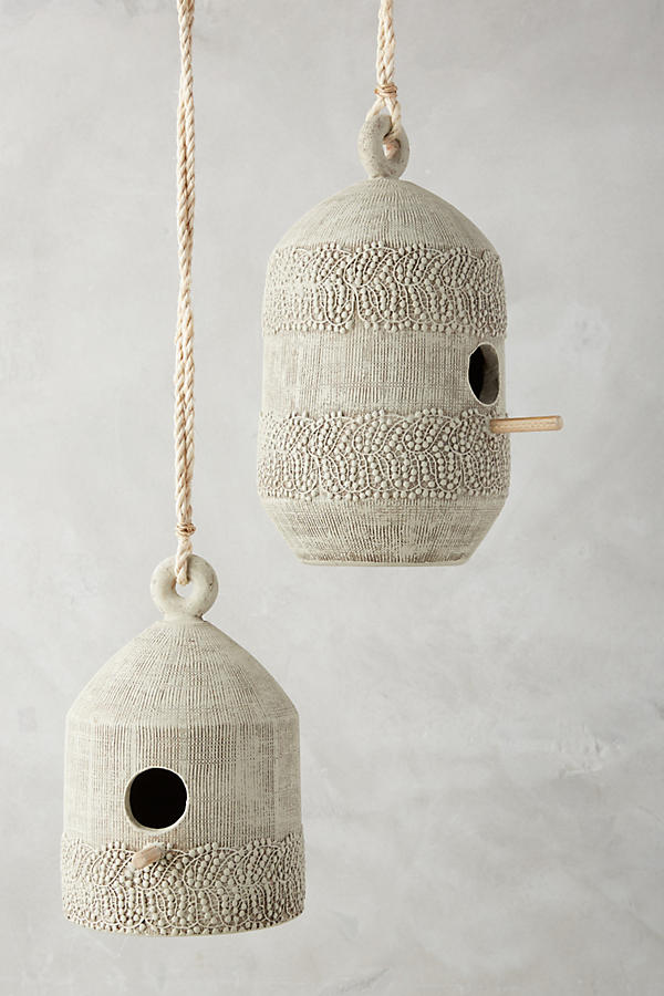 Slide View: 1: Laced Siding Birdhouse