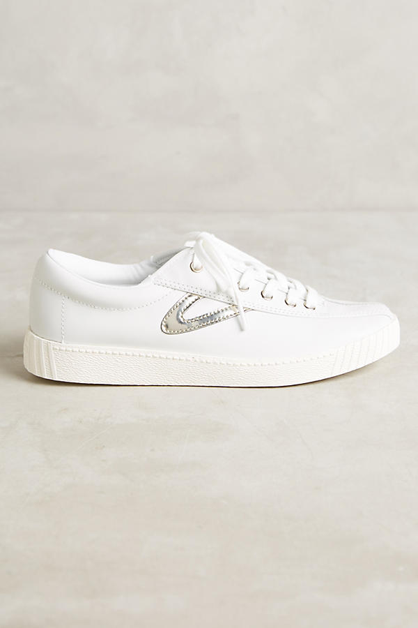 Tretorn Leather Sneakers | Anthropologie