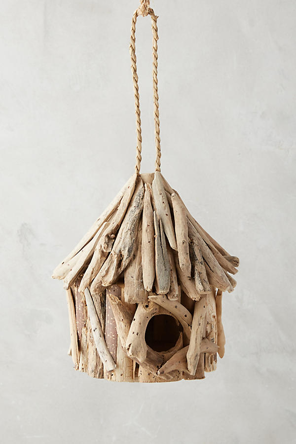 Slide View: 1: Driftwood Birdhouse