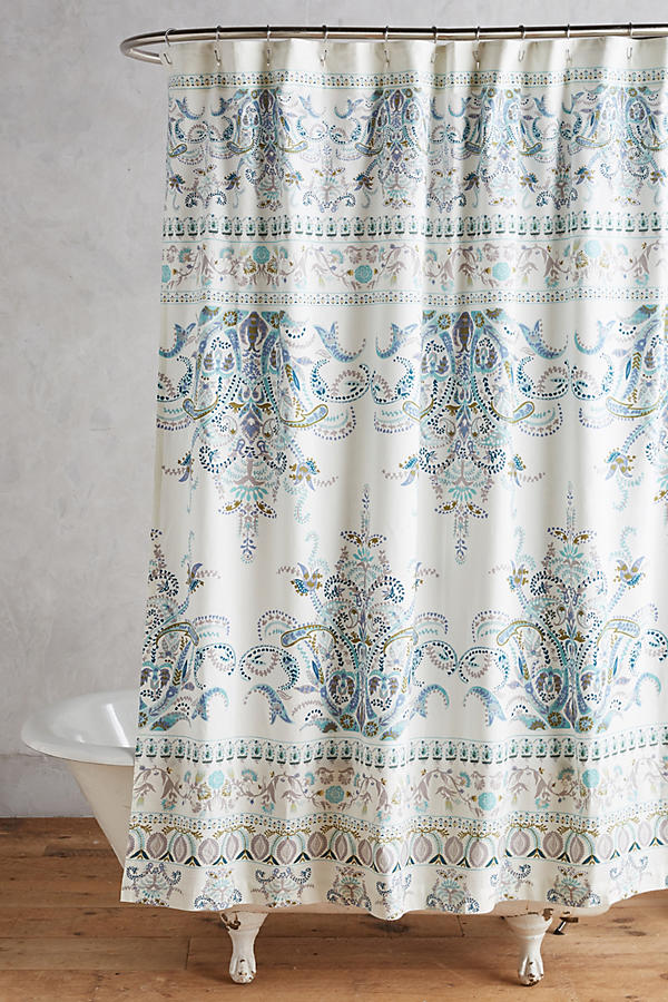 French Style Shower Curtains Add Stylish Texture And Color