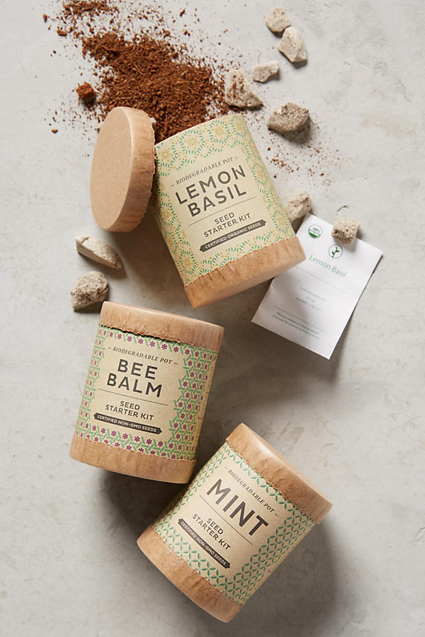 Slide View: 1: Herbal Tea Seed Starter Set