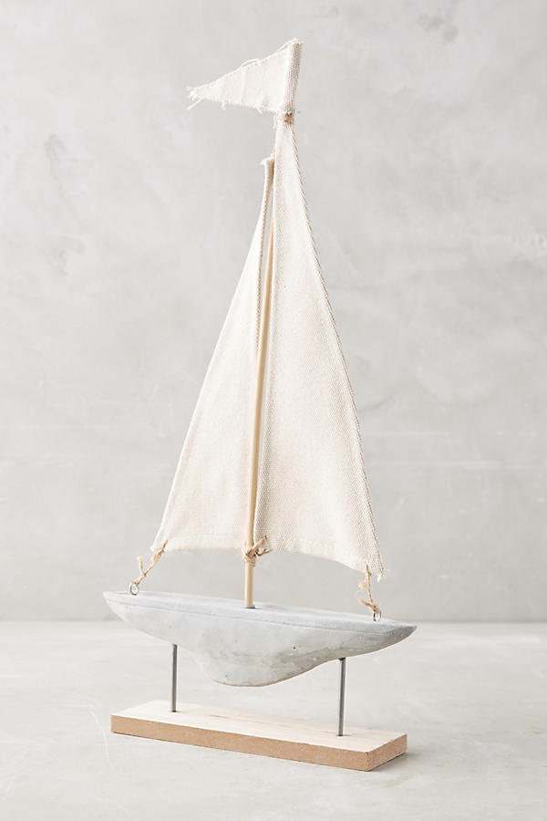 Slide View: 1: Sailboat Decorative Object