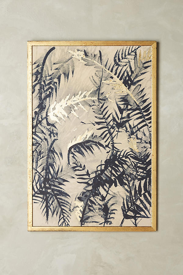 Slide View: 1: Ink Flora Wall Art