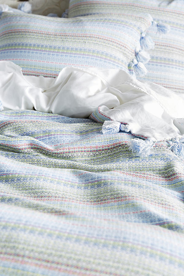 Slide View: 2: Woven Stripe Duvet