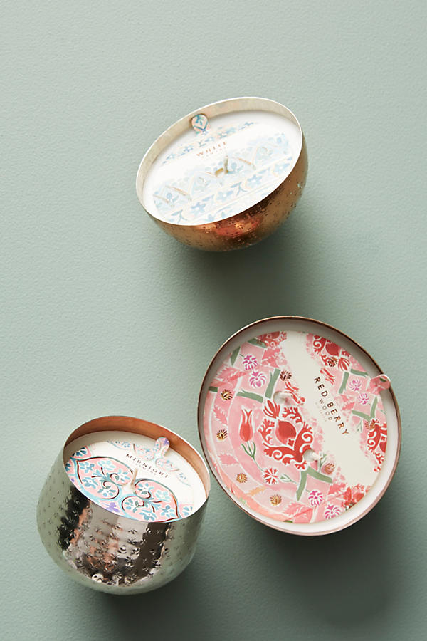 Slide View: 2: Hammered Hartwood Candle