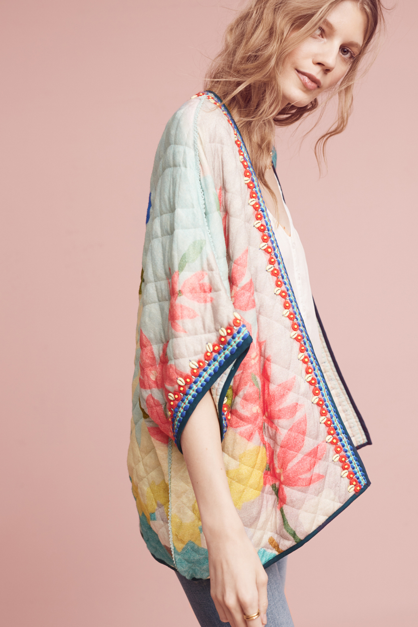 Nikelle Quilted Kimono Anthropologie