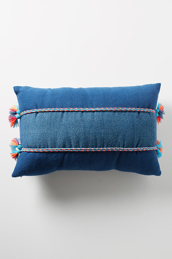Slide View: 1: Acosta Corded Bolster Pillow
