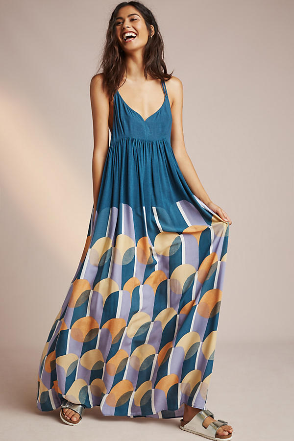 Slide View: 1: Setting Sun Maxi Dress