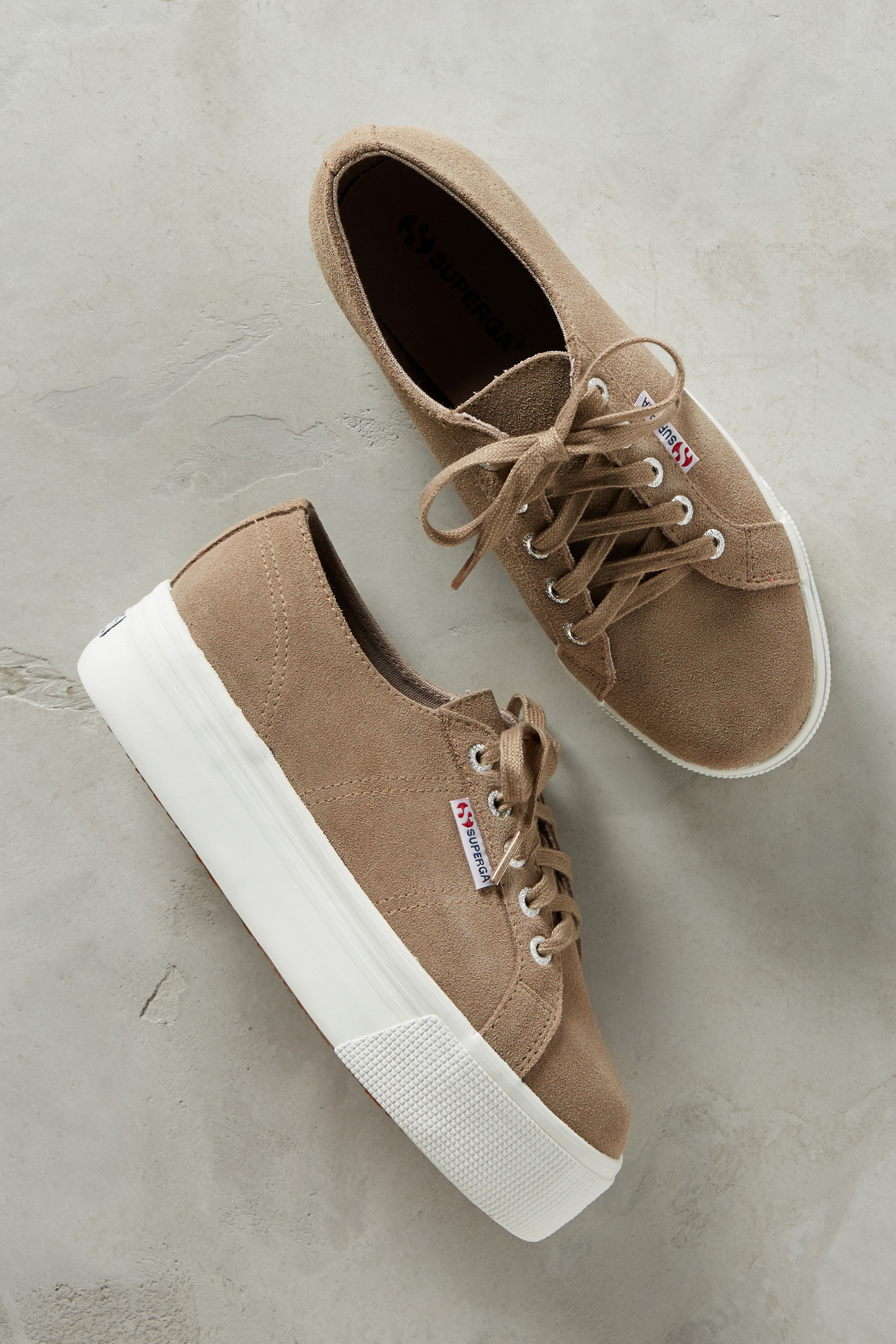 superga platform mule sneakers