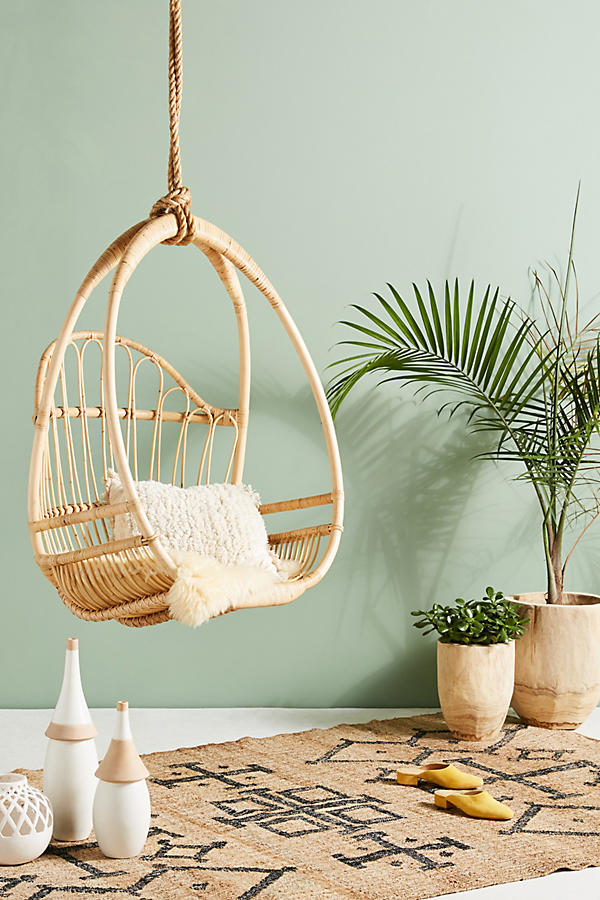 Slide View: 1: Woven Hanging Chair