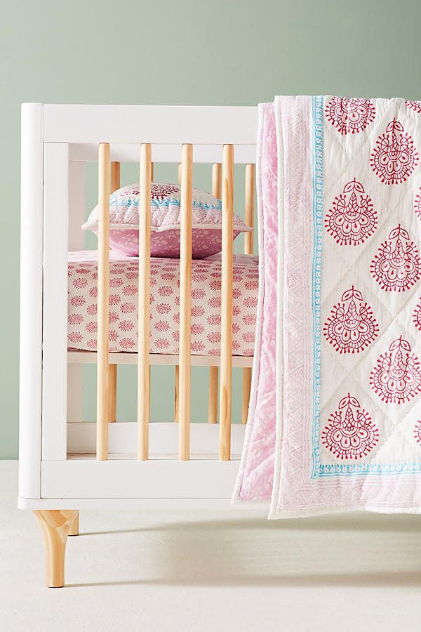 Slide View: 1: Fleur De Lis Toddler Quilt & Playmat