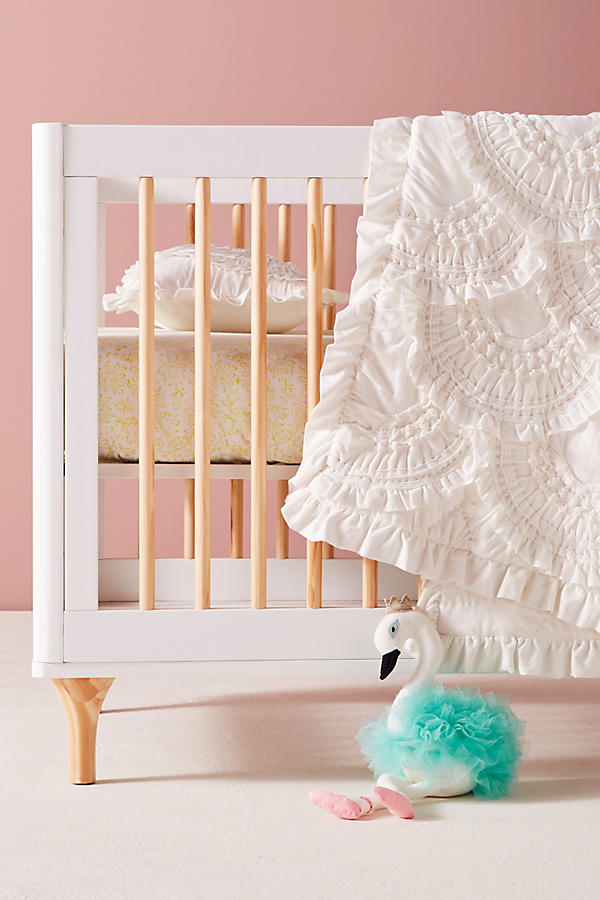 Slide View: 2: Floral Outline Crib Sheet