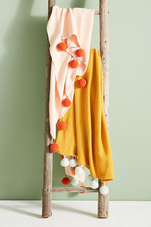 Slide View: 3: Sonoran Pommed Throw Blanket