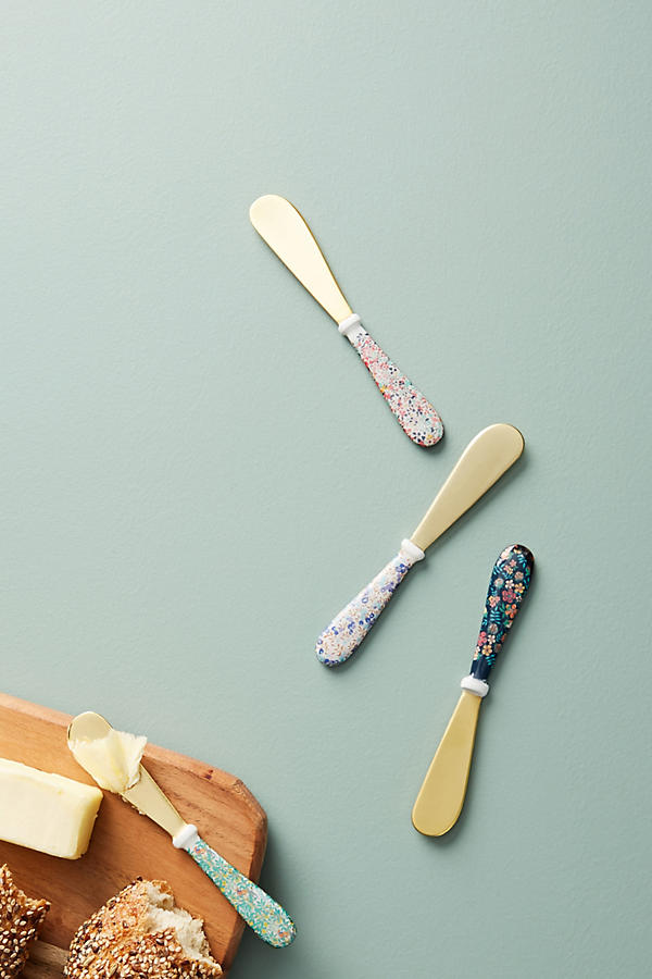 Slide View: 1: Liberty for Anthropologie Cheese Spreader Set