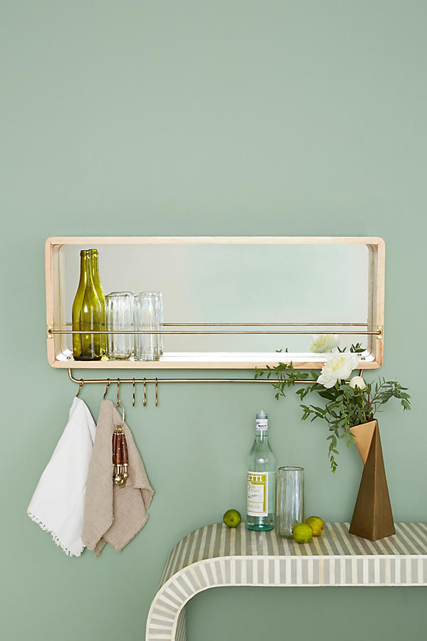 Slide View: 1: Bushwick Mirrored Shelf