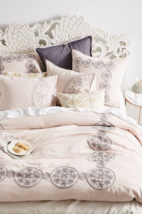 Embroidered Kauri Duvet Cover Anthropologie
