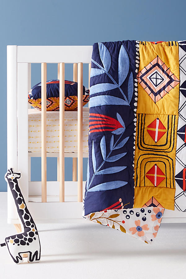 Slide View: 1: Geo Vine Toddler Quilt & Playmat