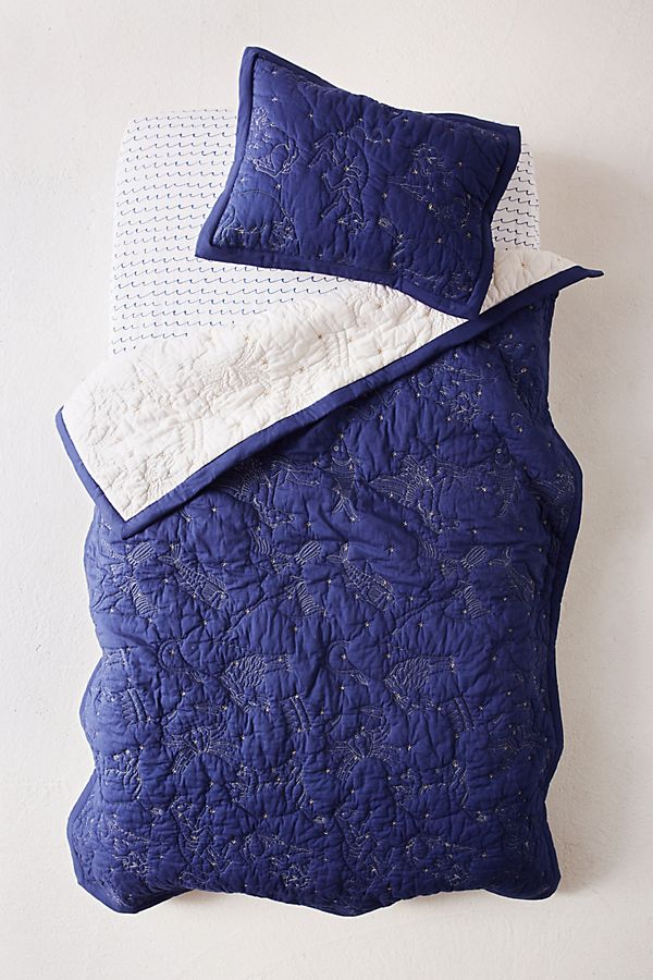 Slide View: 5: Star Sign Kids Quilt