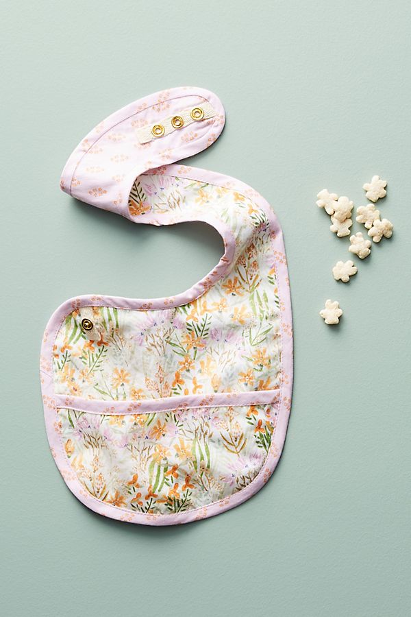 Slide View: 1: Pleasing Poppies Bib