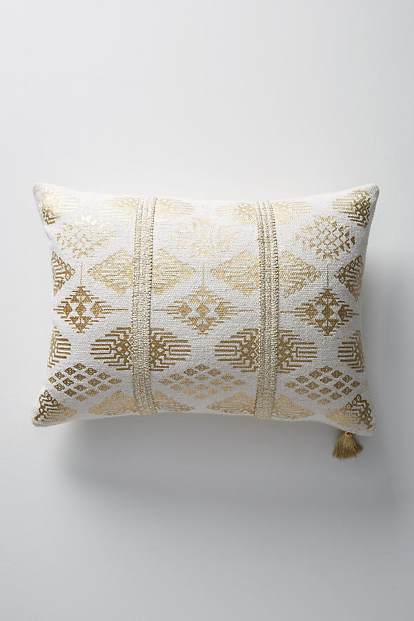 Slide View: 1: Gilded Jada Pillow