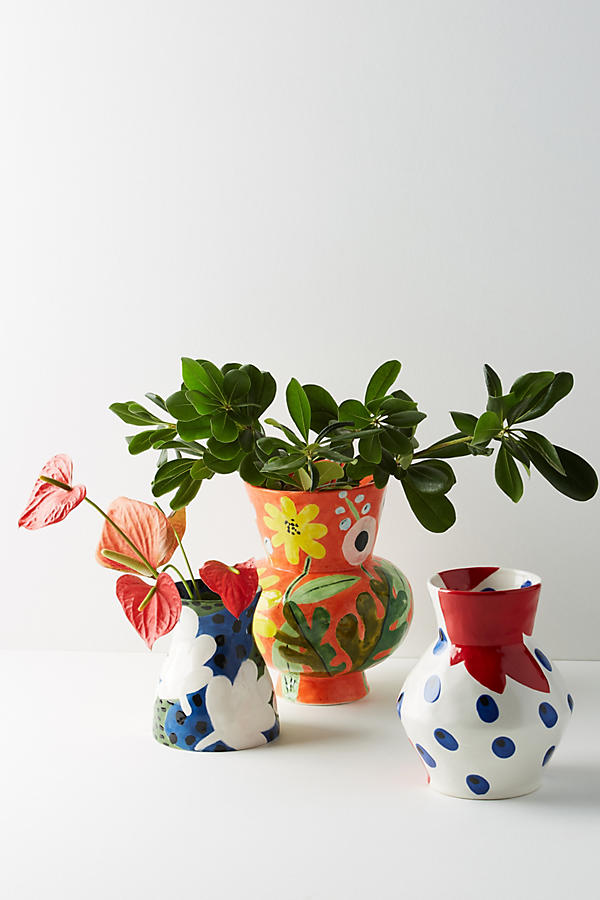 Slide View: 2: Bold Blooms Vase