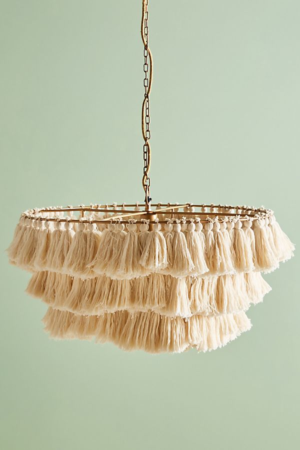 Slide View: 1: Fela Tasseled Chandelier